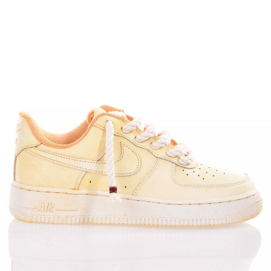 Customized sneakers-Air Force 1 Dye Apricot